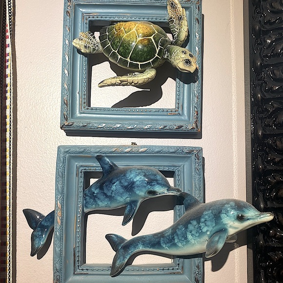 Aquarium Set - Turtle and Dolphins - Picture 1 of 4